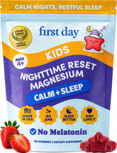 FIRST DAY front packaging showing product benefits and 60-count convenience