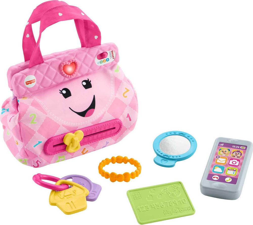 Fisher-Price bolso frontal con luces y botones que enseña palabras y canciones