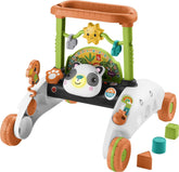 Fisher-Price frontal del andador panda mostrando diseño y estabilidad