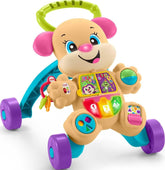 Fisher-Price front view showing whole walker and interactive panel benefit learning