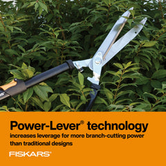 Fiskars 10-inch hardened steel blades close-up for long-lasting sharpness