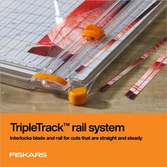 Fiskars overhead of base with permanent 1/16" grid, aiding accurate measuring