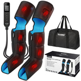 FIT KING front view of compression boots showing full-leg coverage and comfort