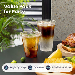 Fit Meal Prep vaso en uso con café helado para transporte seguro