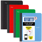 Five Star vista frontal del paquete cuatro colores protege notas