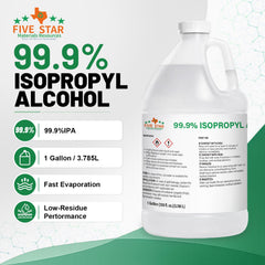 FIVE STAR MATERIALS RESOURCES detalle de etiqueta con información de concentración
