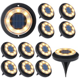 Flacchi frontal pack 12 mostrando luminarias en conjunto y solución práctica
