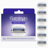 Flamingo caja frontal del pack de 6 recambios con hidratación visible