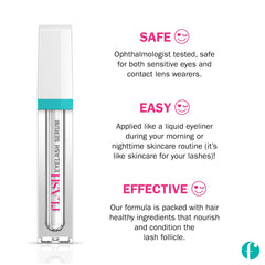 FLASHSERUM textura del sérum demostrando consistencia ligera