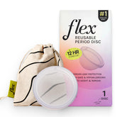 FLEX front view of reusable disc highlights slim profile and capacity