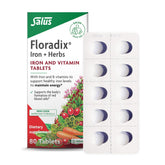 Floradix frente del paquete mostrando branding y beneficios