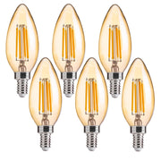 FLSNT bombilla frontal paquete muestra forma B11 y ahorro energético