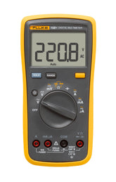 Fluke 15B+ front view showing dial and ports for reliable field use
