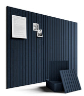 Fluxynara front view Carbon Blue bulletin board showcasing large wall benefit