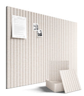 Fluxynara front view oatmeal panel showing neat pin display and clean aesthetic