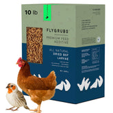 FLYGRUBS front packaging showing box and resealable bag, convenient storage benefit