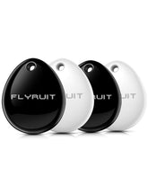 FLYRUIT frontal del empaque mostrando el pack de 4 y compatibilidad iOS