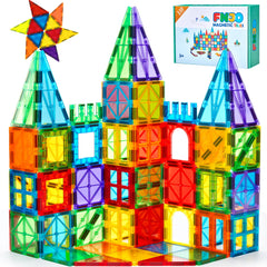 FNJO frontal de la caja 110PCS mostrando piezas coloridas y contenido