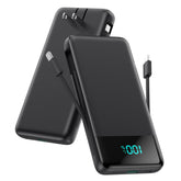 FOCHEW vista frontal del power bank mostrando diseño compacto y beneficio portabilidad