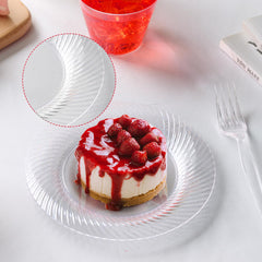 FOCUSLINE plato con postre servido, aspecto elegante y práctico