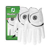 FootJoy empaque frontal del 2-pack blanco mostrando ajuste clásico y valor