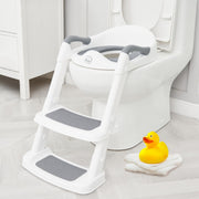 Forbena asiento frontal blanco-gris mostrando estabilidad y soporte