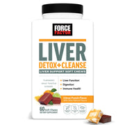 Force Factor empaque frontal mostrando el tarro y sabor Citrus Punch, conveniencia diaria