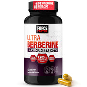 Force Factor envase frontal Ultra Berberine mostrando dosis y marca