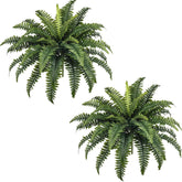 FOREST PRINCE front packaging showing two bundled faux ferns, protected for shipping and display