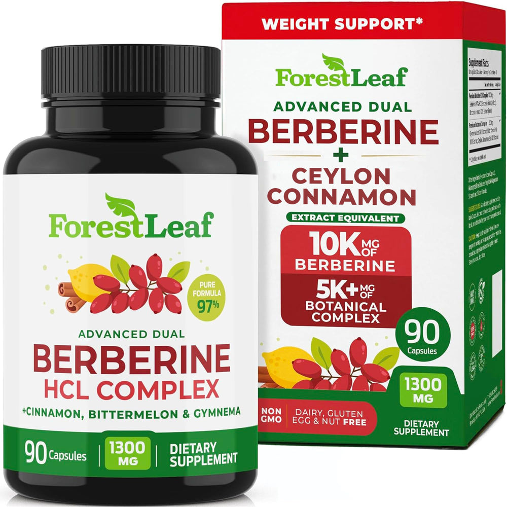 ForestLeaf front packaging showing product name and potency benefits