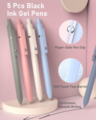Four Candies bolígrafos de gel retráctiles con tinta de secado rápido