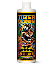 FoxFarm Tiger Bloom front label showing product and benefits