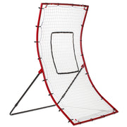 Franklin Sports front view showing full 68x48-inch trainer and stable base