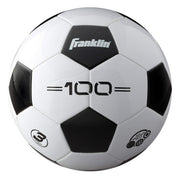 Franklin Sports vista frontal del balón mostrando diseño y marca, ideal para entrenamiento