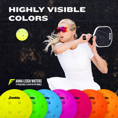 Franklin Sports X-40 held in hand to show official size and scale