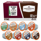 Fresh Roasted Coffee front box image showing variety and convenience