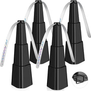 Fretech front view of four fans showing packaging and included units for quick setup