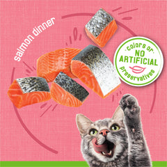 Friskies lata abierta con aroma visible que estimula apetito felino