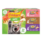 Friskies lata pack frontal mostrando diseño y cantidad útil