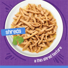 Friskies served in bowl next to kibble showing variety and enhanced palatability for cats