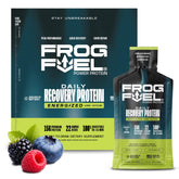 Frog Fuel front packaging berry 24-pack showing convenient grab-and-go benefit