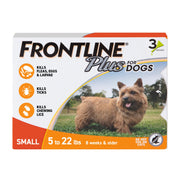 Frontline envase frontal mostrando el paquete y protección mensual