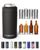 Frost Buddy vista frontal en Matte Black mostrando diseño elegante y duradero
