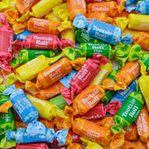FRUIT CHEWS paquete frontal visible y práctico para eventos