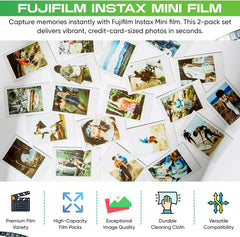Fujifilm Instax mini textura de la superficie de la foto mostrando acabado nítido
