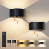 FULEN front-facing sconce showing clean up-and-down light and easy placement benefit