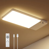 FULEN vista frontal de la lámpara de techo, iluminación uniforme