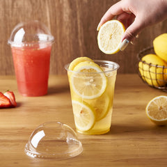 FULING vaso en uso con smoothie demostrando conveniencia para llevar