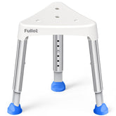 FULLOT silla frontal en ducha mostrando ahorro de espacio y estabilidad