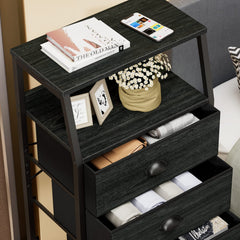 Furnulem fabric drawer material close-up showing PVC texture and safe, lightweight storage